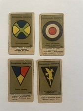 23 Vintage Military Cards From The 1920’s Divisional Insignia