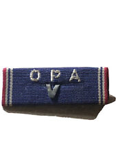 WW2 OPA RIBBON WITH V CLUSTER OFFICE OF PRICE ADMINISTRATION RATION picture