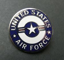 AIR FORCE USAF UNITED STATES LAPEL PIN BADGE 1 INCH picture