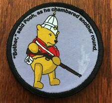 Circular  Winnie The Pooh Martini Henry Morale Patch Tactical Military USA Army picture