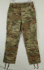 US Army Combat Uniform Trousers Cargo Pants Camo Ripstop Medium 34x32 picture