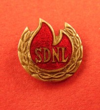 Finnish SDNL Communist Youth League Badge Finland Soviet Komsomol Member c.1950s