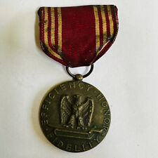Vintage US ARMY WWII Good Conduct Medal Efficiency Honor Fidelity picture
