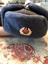Soviet Union USSR Hat And Gas Mask picture