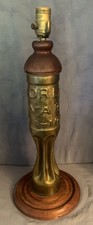 Trench Art Lamp World War I