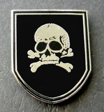Skull Cross Bones Special Forces Lapel Shield Lapel Hat Pin 1 inch picture