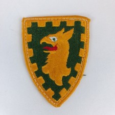 US Army 15th Military Police Brigade Ssi Patch Griffin Embroidered Shield Green
