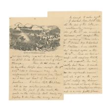 Civil War Letter — 2nd Mass Officer's Opinion on Gen Rosecrans after Chickamauga picture
