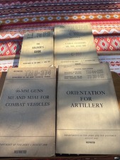 WWII Illustrated Military Books 1950s Dept. Of The Army Artillery Cable Systems+