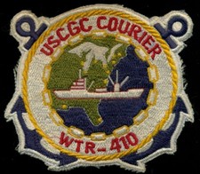 USCG Coast Guard USCGC Courier WTR-410 Patch N-21