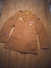 Vintage U.S AIR FORCE military Uniform Jacket With Medals & Ribbons picture