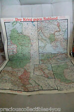 PAASCHES´S WWI WW1 MAP WESTERN FRONT ITALY BELGIUM VERDUN RUSSIA EASTERN # 13 picture