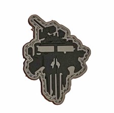 Motor T Skull PVC Morale Patch – Black USMC 35XX Limited Stock