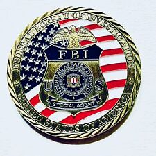 FBI Internal Affairs Gold Challenge Coin picture