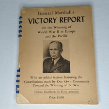 General Marshall's WWII Vintage Victory Report