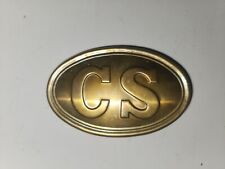 Oval Lead-Filled Brass CS Buckle For Civil War Reenacting picture