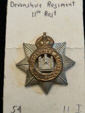 GREAT  Original Devonshire Regiment Cap Badge picture