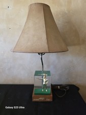 Vintage 1965 Ada Zilker Robinson Pistol Match Trophy Lamp Austin Doughboy Texas