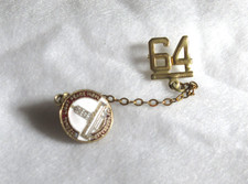 1964 GETTYSBURG PA. ETERNAL LIGHT PEACE MEMORIAL PIN BADGE