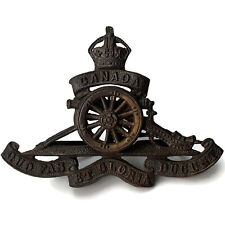 WW1 Royal Canadian Field Artillery Regiment Canada BRONZE Officers Cap Badge picture