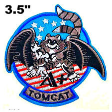 F-14 TOMCAT US NAVY Grumman Top Gun VF Fighter Squadron Jacket Mascot Patch picture