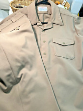 VTG Vietnam US Army Creighton Polyester Khaki Short Sleeve Shirt Pants Uniform picture