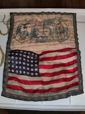 Rare Antique World War 1 WWI Sweetheart Remember Me Pillow Case Pouch Bag  picture