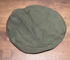 Vintage Military Crown Service Cap Cover Size  7 1/8 Green Poly/Wool picture