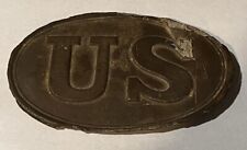 CIVIL WAR UNION BELT BUCKLE PLATE |DUG AT GETTYSBURG| SMALL SIZE VARIATION picture