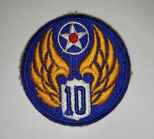 US Army 10th Air Corps Military Patch (WWII era) picture
