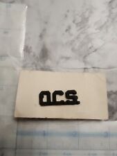 New US Army Officer Candidate School OCS O.S.C. Collar Insignia Pin Initials picture