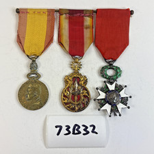Laotian 3-Medal Ribbon Bar Order of the Reign Combat Veteran Honour Award 73B32