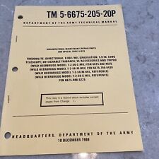Department of the Army tech manual for Wild Heerbrugg T-2 picture
