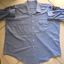 CANADA COAST GUARD Vintage L/S Uniform Dress Shirt 20 35 XXL 60