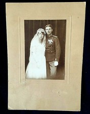 Rare Bulgarian Royal Military Photo The Wedding of Bulgarian Junior Lieutenant