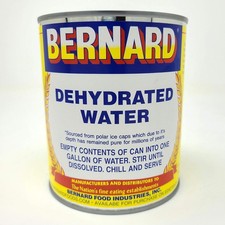 Bernard Food Industries Dehydrated Water 8oz Can. NEW 8 Ounce (Pack of 1) 