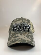 USA US UNITED STATES NAVY CAMO CAMOUFLAGE LOGO Hook Loop HAT CAP Officially Lic picture