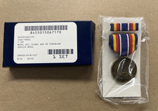 Global War on Terrorism Service Medal Set- Genuine Issued-New in Box