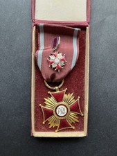 WWII Polish Military Golden Cross of Merit of the Polish People's Republic PRL
