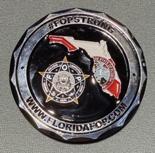 Fraternal Order of Police Florida State Lodge Challenge Coin Florida Strong FOP