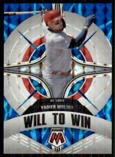 2022 Mosaic Will to Win #ww-1 Blue Reactive  Prizm /99 Yadier Molina Cardinals picture
