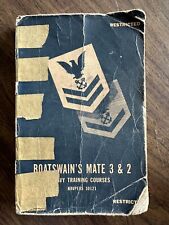 Boatswain's Mate 3 & 2 Navy Training Course Navpers RARE (RESTRICTED) Version picture