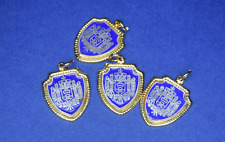 Vintage U.S. Naval Academy Sweetheart/Mother Enameled Gold Charm USNA Navy picture