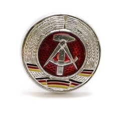 East German DDR National Peoples Army Military NVA Soldier Hat Cockade Cap Badge