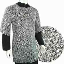 Riveted Chainmail Armor 9 mm Aluminum Chain mail Hauberk,, picture