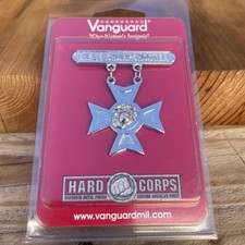 USMC MARINE CORPS ALL RANKS RIFLE SHARPSHOOTER SILVER BREAST BADGE 1ST AWARD NIP