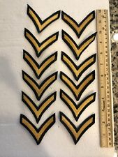 Lot Of 12 - Vintage 2960’s National Guard Uniform Stripes Patches  picture