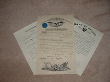 Civil War Union Army Officer Commission Documents with Shoulder Straps (Choice) picture