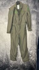 Vintage Military Air Force Fire Resistant Flight Suit 36x34 Slim Men’s  picture