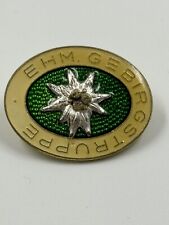 Vintage German WW2 EHM Gebirgstruppe Badge Pinback picture